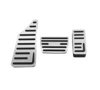Car Pedal Set Copripedali Per HRV 2021 2022 2023 LHD/AT Pedali Acceleratore Freno Auto Pedale Di Appoggio Installazione Diretta Pedali Accessori Interni(AT Silver 3 pcs)