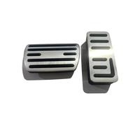 Car Pedal Set Copripedali Per HRV 2021 2022 2023 LHD/AT Pedali Acceleratore Freno Auto Pedale Di Appoggio Installazione Diretta Pedali Accessori Interni(AT Silver 2 pcs)