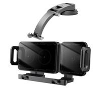 Car Phone Holder - 15W Fast Charging Air Vent Cradles | 6.77 Inch Wireless Charger - Auto Clamping Rotating Bracket with Fast Charging for Secure Navigation Video Viewing & Safe Driving on Trips