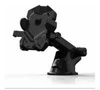 Car phone holder, adjustable holder, with suction cup, combatable with all types of smartphones iphone 11 pro xs max x xr 8 plus, samsung galaxy s20 s10 s9 s8 note 10 h - easy installation in 1 minute