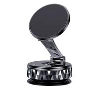 Car Phone Holder, Phone Mount, Magnetic Suction Cup Dashboard Stand, 360 Degree Rotating Bracket Automotive Interior, Smartphone Accessory for Gym Desktop Use, 3.39 Inches