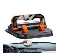 Car Phone Mount - Adjustable Suction Base Rack, 360° Rotation, Dashboard Windshield Holder, Secure Cradle | Easy Installation Accessory For Travel, Driving, Automotive Vehicle, And GPS Navigation