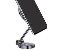 Car Phone Mount Charger - Magnetic 15W Holder & Charger, Secure Auto Lock, Foldable Rotatable Design | Mobile Stand for Cars, Trucks, SUVs, RVs, All Vehicle Types, Hands-Free Driving, Fast Wireless