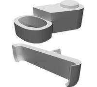 Car Phone Mount Compatible with Mercedes CLK Fits iPhone 6/7/8 with Cable Holder