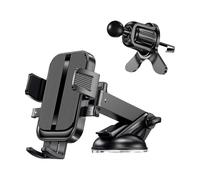 Car Phone Mount - Rotatable Universal Mobile Phone Mount,Suction Cup Cell Mobiles Holder, Air Vent Car Phonne Mounts, Dashboard Cell Phonee Holders For Cars, Adjustable Vehicle Mobile Phones Stand