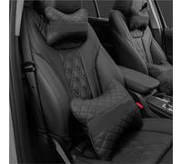 Car Pillow Cuscino poggiatesta per sedile auto adatto per Audi Sline A1 A3 A4 A5 A6 A7 A8 B8 B9 B6 C6 Q2 Q3 Q5 Q7 Q8(J-Headrest-Red)