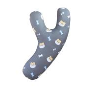 Car Pillow Poggiatesta per dormire in auto, protezione per il sedile posteriore dell'auto, poggiatesta, cuscino a Y, cuscino per seggiolino auto(Dog)