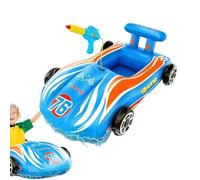 Car Pool Float - 110x75x40cm Inflatable Cartoon Swim Float | PVC Kids Water Toy | Large Floating Car Design, Outdoor Pool Raft, Summer Swimming Ring For Lake Pools Party