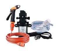Car Pressure Washer, Portable Power Cleaner, Electric Water Spray Tool, 12v Battery, Compact Adjustable Nozzle Setting, 1 Unit, for Auto, Rv, Patio, Sturdy Boat Cleaning