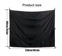 Car Privacy Drapes, Large Black Window Screen, Reusable Travel Divider, Interactive Quick Setup Coverage, Ideal for Family Outings, Passenger Changing, Commutes, or Road Trip Use 70.8x90.5 Inches