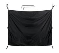 Car Privacy Drapes, Sun Protection Side Window Drape, Reusable Rear Seat Divider, Heat Insulation Shield, Passenger Privacy Protector, Ideal for Hot Weather, Caravan, Minivan