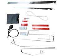 Car Pry Tool, 12 pezzi set Heavy Duty Trim Remover and Crowbar Repair Kit, Door Panel & Escape Window Breaker, Car Accessories for Urgent Repairs, Multi-Functional Design