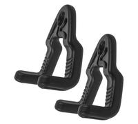 Car Purse Holder Hooks Back Seat Hanger Durable Plastic Organizer Black