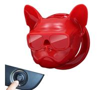 Car Push Start Button Cover - Case Frame Bezel Shield Protector Skin Decal Plate Molding Hardware, Trim Accessory Ornament Shell, Emblem | Cockpit Vehicle Entry Keyless Automotive For