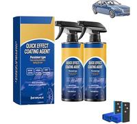 Car Quick-acting Coating Agent Spray, 3 in 1 High Protection Quick Car Coatings Spray for Shine & Protection (2pcs)