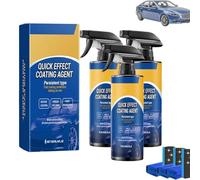 Car Quick-acting Coating Agent Spray, 3 in 1 High Protection Quick Car Coatings Spray for Shine & Protection (3pcs)