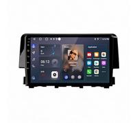 Car Radio Autoradio per Honda Civic 10th 10gen 2015-2021 Autoradio Portatile Touchscreen con Navigazione Ota, Gps, Mirror Link, Controllo Vocale, Bluetooth, Aux, Wifi, Fm, 4 Nucleo 1G+32G