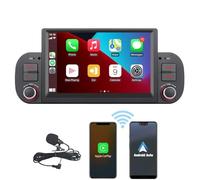 Car Radio wireless Carplay e Android Auto per Fiat Panda 2013-2020, Mirror Link Bluetooth 5.0 con touchscreen da 7 pollici RDS AM/FM USB DSP ad alta potenza Subw EQ SWC