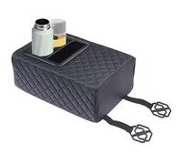 Car Rear Armrest Box - Center Console Cup Holder Organizer | Small Vehicle Seat Storage Pad | Sofa Ship Armrest Mat Accessory