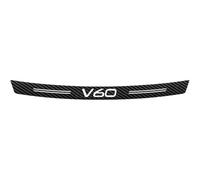 Car Rear Bumper Protector for Vo-lvo V60 Bumper Guards Rear Trunk Sill Plate Scuff Anti-Scratch Cover Decorative Sticker