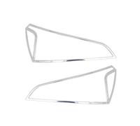 Car Rear Trunk Headlight Tail Light Lamp Cover Trim ABS Chrome Silver Accessories Compatible For Q5 2009-2016