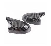 Car Rear View Side Mirror Cover Trim Per F25 X3 F26 X4 F15 X5 F16 X6 2014 2015-2018 Bright Black Carbon Fiber Style MTVTFECEWG(fibra di carbonio)