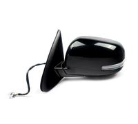 Car Rearview Assembly Side Mirror 9 Pins For Mitsubishi For Outlander 2014 2015 2016 2017 2018 2019 Power Turn Signal Heated Specchietto Elettrico Retrovisore(Nero,Sinistra)
