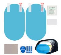 Car Rearview Mirror Film - Anti Fog Car Mirror | Rearview Mirror Clear Vision Rainproof Film | Nano Coating Car Film for Car Mirrors and Side winddows High Definition Safe Driving Protective Sticker
