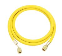 Car Refrigerant Charging Hose - Air Conditioning Refrigerant Charging Hose | Flexible A/C Recharge Tube | Refrigerrant Refill H0se With Brass Fittings & Rubber For HVAC Maintenance