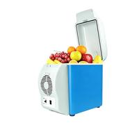 Car Refrigerator 7.5L - 12V/24V Portable Mini Fridge, DualUse Car & Home Portable Cooler Freezer, Insulated Compact 7.5L Electric Refrigerator for Trucks, RV, Camping, Travel, Bedroom & Office Use