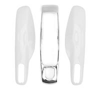 Car Remote Key Fob Case Trim Fit for 911/ (White Silver) Blanc + Argent