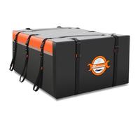 Car Roof Cargo Carrier 20 Cubic Waterproof Rooftop Cargo Carrier for Top of Vehicle Soft-Shell Roof Bag with Storage Carrying Bag and 8 Reinforced Straps