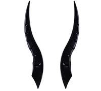 Car Roof Dragon Horn, 2-Piece Vehicle Top, Bold Truck Modification Props, Eye-Catching Ornament Set for Halloween, Wedding Processions, and Family Road Trips, 15.7 inches