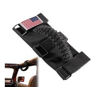 Car Roof Handle - Flag Pattern Grip | Anti-Slip Design, Easy Install | Patriotic American Flag Print, Sturdy Non-Slip Textured , Universal Fit for Most Vehicles, Simple Screw-On Installatio
