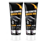 Car Scratch Remover, 120 mL Scratch Removal Wax Kit with Sponge & Towel (2 Pcs)