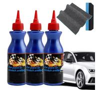 Car Scratch Remover, Car Paint Scratch Repair, Scratch Remover for Vehicles, with Car Polish Cloth & Sponge, Repairing Surface Blemishes, for All Car Paint Colors (3 PCS)