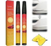 Car Scratch Remover Pen,Magic Auto Paint Scratch Remover Kit for Cars Scratches,Car Quick-Drying Weatherproof Touch Up Paint Pen for Cars,Trucks,Motorcycle,Boat (2)