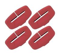 Car Seat Belt Buckle Cover, Anti Scratch Protector, 4 Piece Silicone Set with Smooth Fit, Daily Routine with Reliable Safety, Automotive Utility Item, Portable Aid for Trucks SUV RVs Garages