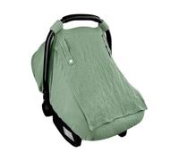 Car Seat Canopy Breathable Cotton Mesh Window Sun Shade Cover | Breathable Cotton Canopy Features Mesh Window Helping Provide Shade And Airflow During Walks Travel And Daily Outings
