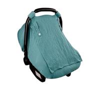 Car Seat Canopy, Breathable Cotton, Windproof With Mesh Window | Stroller Sun Shade Protector for Shopping Walking Travel Strollers Cribs, Vehicle, Safety Seats