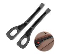 Car Seat Gap Filler Auto Universale per Colmare lo Spazio Tra Sedile E Scatola Braccioli, 2 Accessori Spazio Seggiolino Auto (nero)