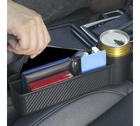 Car Seat Gap Filler Organizer con slot per schede per articoli vari per