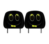 Car Seat Headrest Covers, 2 Piece Cartoon Headrest Covers, Funny Design