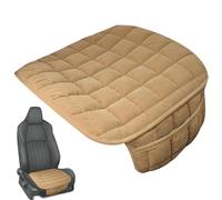 Car Seat Pad - Waterproof Car Cushion | Plush Cotton Driving Seat Soft Pad | Comfortable Cushion Winter Seat Protector | Car Seat Coverr For Car Driver Seat Chair Use Warm Seat Pad With Non Slip Botto