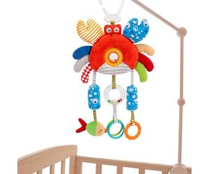 Car Seat Toys - Sensory Activity for Early Learning | Fabric Flexible Mix with Hanging Touch Play Design, Clip On Stroller Engagement Toy for Development Practice Travel Walking Indoor Outdoor Use