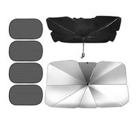 Car Shades Front Window, Auto Protective Windshield Sunshades, 57.09x31.1 Inches Full Coverage Vehicle Heat & Protection Tool, UV Blocking Sun Blocker for Outing, Driving, Camping, and Outdoor Parking