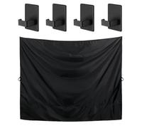 Car Shower Curtain, Camping Privacy Drape, Rear Door Sunshade, Magnetic Hook Attachment, Adjustable Vehicle Cover, Outdoor Travel Use, SUV RV Van Trunk Setup, 72.05x64.17 inches