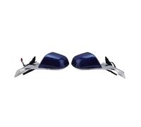 Car side mirror assembly Gruppo specchietto retrovisore a 13 fili per Tesla per il modello 3 M3 2017-2020 Deep Treasure Blue con guscio(1 pair)