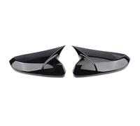 Car Side Rear View Specchio Coperture Caps Calotta Specchietto Retrovisore Esterno Per Civic 10th 2016 2017 2018 2019 2020(Bright black)