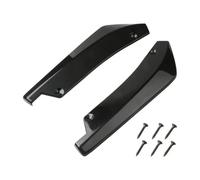 Car Side Skirt Paraurti Anteriore E Posteriore Universale Auto Spoiler Diffusore Splitter Fibra Di Carbonio Estensione Della Gonna Laterale(Black)